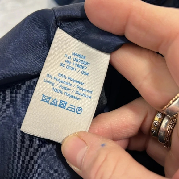 Boden Navy Eyelet Dress Size 4L - Picture 10 of 12